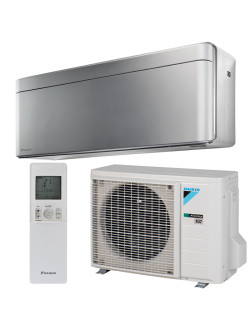 Aparat de aer conditionat Daikin Stylish Silver  FTXA25CS - RXA25A  Bluevolution Inverter, A+++ ,WiFi inclus 9.000 btu  Aparat de aer conditionat Daikin Stylish Silver  FTXA25CS - RXA25A  Bluevolution Inverter, A+++ ,WiFi inclus 9.000 btu