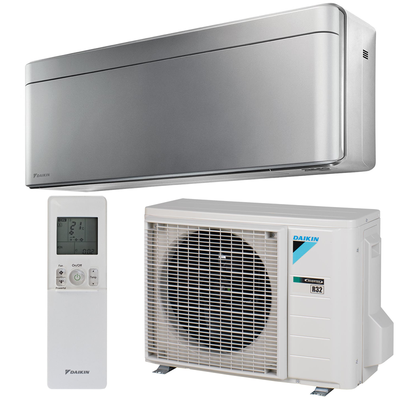 Aparat de aer conditionat Daikin Stylish Silver  FTXA25CS - RXA25A  Bluevolution Inverter, A+++ ,WiFi inclus 9.000 btu 